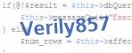 verification code